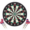 Paper Wound Dart Board – Indoor Hanging 20-Point Darts and