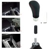 Lunsom Leather Shift Knob, Car Gear Shifter Stick Auto R