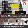 Telescoping Extension Ladder 5M(2.5+2.5m)/16.5 ft Aluminum Extension Telescopic Ladder Multi-Purpose