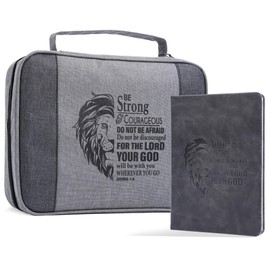 Faithful Hers Bible Cover Case for Women, Bible Case Set with Notebook, Bible Case for Men, Bible Carrying Case with Handles Pockets Zipper, Bible Covers for Girls Boys Kids Bible Case, Bible Carrier