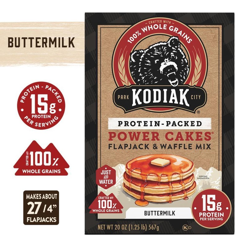 Kodiak Cakes Protein Pancake Power Cakes, Flapjack and Waffle Baking