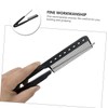 Gatuida 1pc Shaped Hair Straightening Brush Tool Professional Hair Comb
