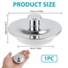 Bath Plug Closure, Drain Plug for Sink, Stainless Steel Plug