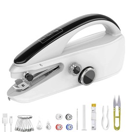 iLIZBay Portable Handheld Sewing Machine for Beginners, Mini Sewing Machine with Dual-Speed & Dual-Power Options, Ideal for Clothes, Fabrics, and DIY Projects