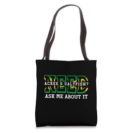 Jamaican Souvenirs Ackee & Saltfish Food Jamaica Flag Tote Bag