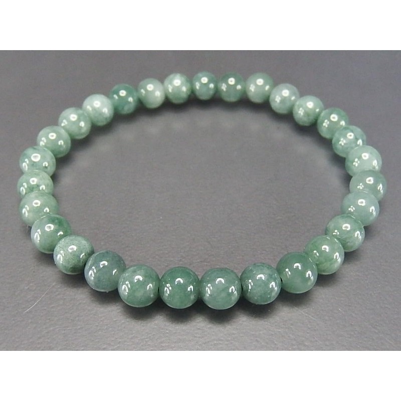 Ishigai Jade Bracelet, Jadeite, Genuine Jade, Approximately 0.2 inch (6
