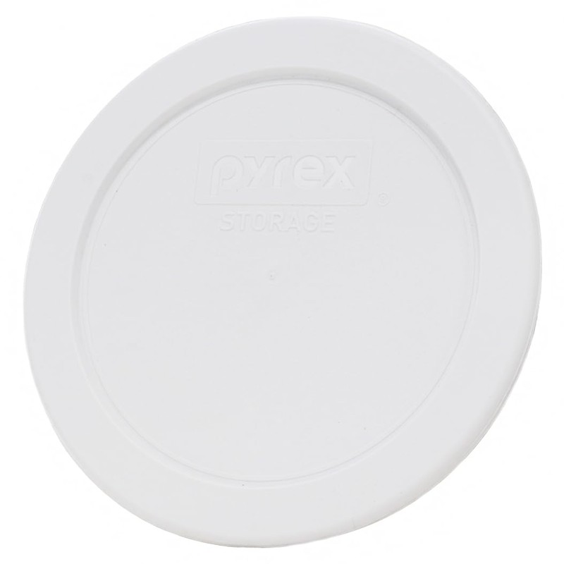Pyrex 7200-PC 2 Cup White Food Storage Replacement Lid (2-Pack)