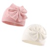 Winter Warm Knitted Baby Hat for Girls Cotton Lined Infant