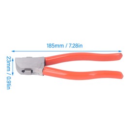 Fafeicy Key Cutter, Stainless Steel Key Cutting Pliers with Scale for 0.5 to 0.6mm and Center Line