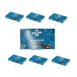 Mauna Loa Mountains, Chocolate Covered Macadamia Nuts in Milk Chocolate (6 Individually Wrapped Boxes in Carrying Case)