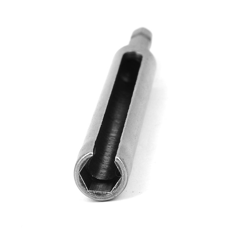 sourcing map 120mm Long 8mm Hex Nut Socket Slotted Extension