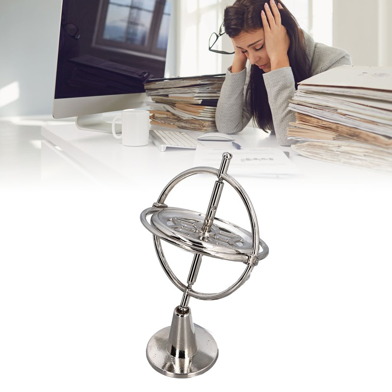 Alloy Gyroscope Toy Balance Relaxing Multi Functional Decompression Finger Gyroscope