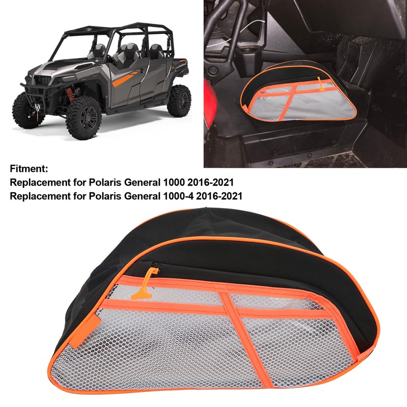 Center Console Storage Seat Bag 1680D Nylon Replacement for Polaris