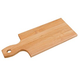 L06157 Labell Handle Serving Boards - Small Canadian Maple Hardwood Cutting Board for Meats, Vegetables, Fruits, and Cheeses - Flat Paddle Chopping Board Perfect for Charcuterie (6" x 15" x 0.75")…
