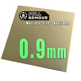 Brass Sheet 0.9mm - 1.5mm Thickness Multiple Size options (0.9mm x 200mm x 100mm)