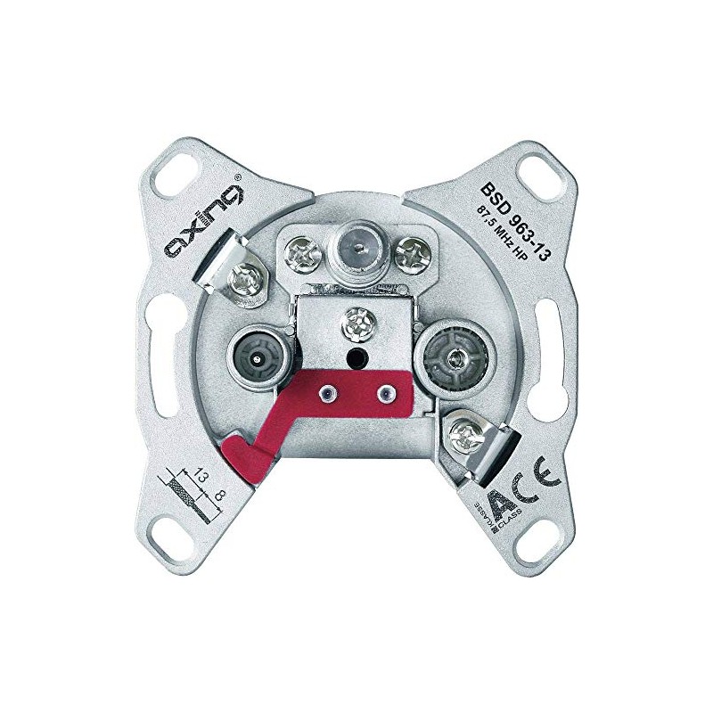 Axing BSD 963-00 Multimedia Antenna Socket Single Socket Pass-Through Socket