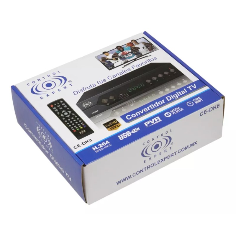 Control Expert Decodificador Convertidor Digital Tv Hdmi 1080p Full Hd