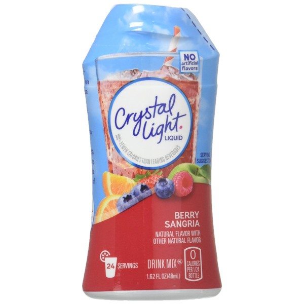 Crystal Light Liquid Drink Mix Berry Sangria 1.62 FZ (Pack of 12)
