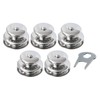 New Marine TENAX Pack of 5 Tops. Large + Key