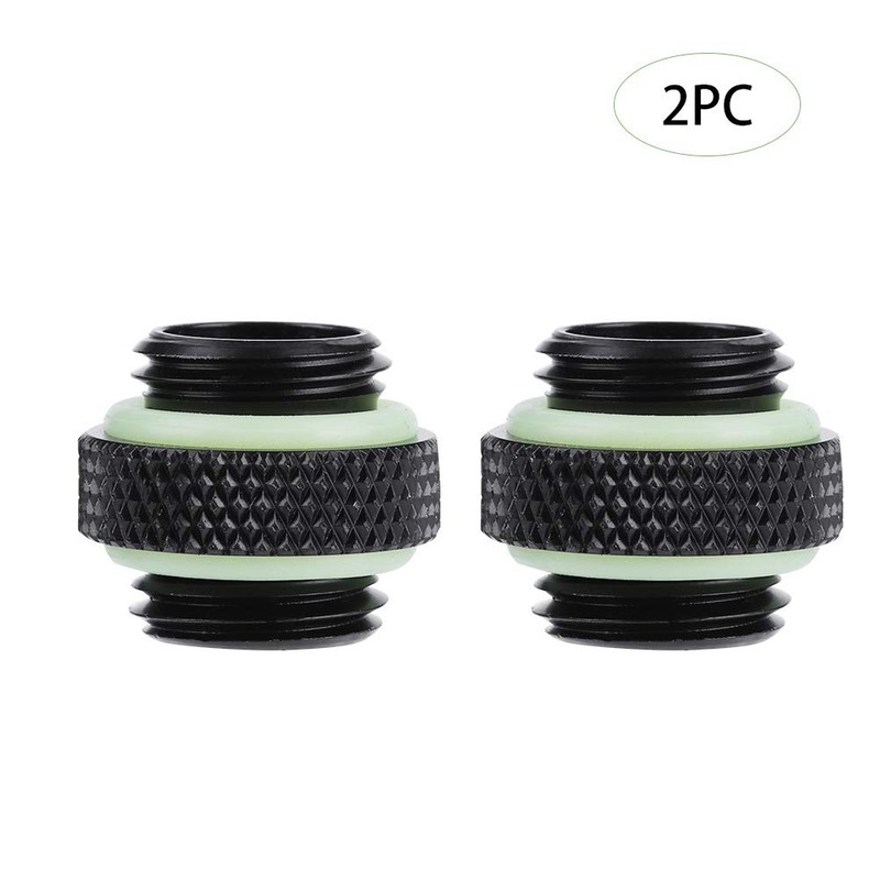 ASHATA 2pcs G1 / 4 Thread PC Water Cooling Adapter,