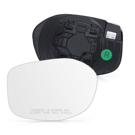 E-Vniko Passenger Side Mirror Glass with Blind Spot Monitor Compatible with Mazda CX-5 2017-2023,CX-9 2016-23 Replace Right Side Power Heated Outside Rear View Mirror Glass Backing Plate & Rear Holder