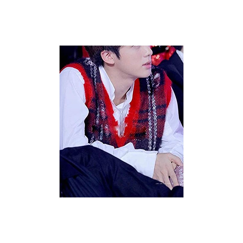 LIBERTY-M BTS Style JIN Jin Necklace Spike Chain with CZ