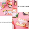 32 Pieces (640 Sheets) Animal Sticky Notes, 8 Styles Mini