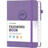Password Book with Alphabetical Tabs, Hardcover Small Password Keeper, Password