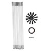 12Pcs Chimney Cleaning Brush Set with Hex Pole, 20 Foot