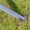 VOSS.farming Ground plate for Z-profile fence posts, bracing of wild