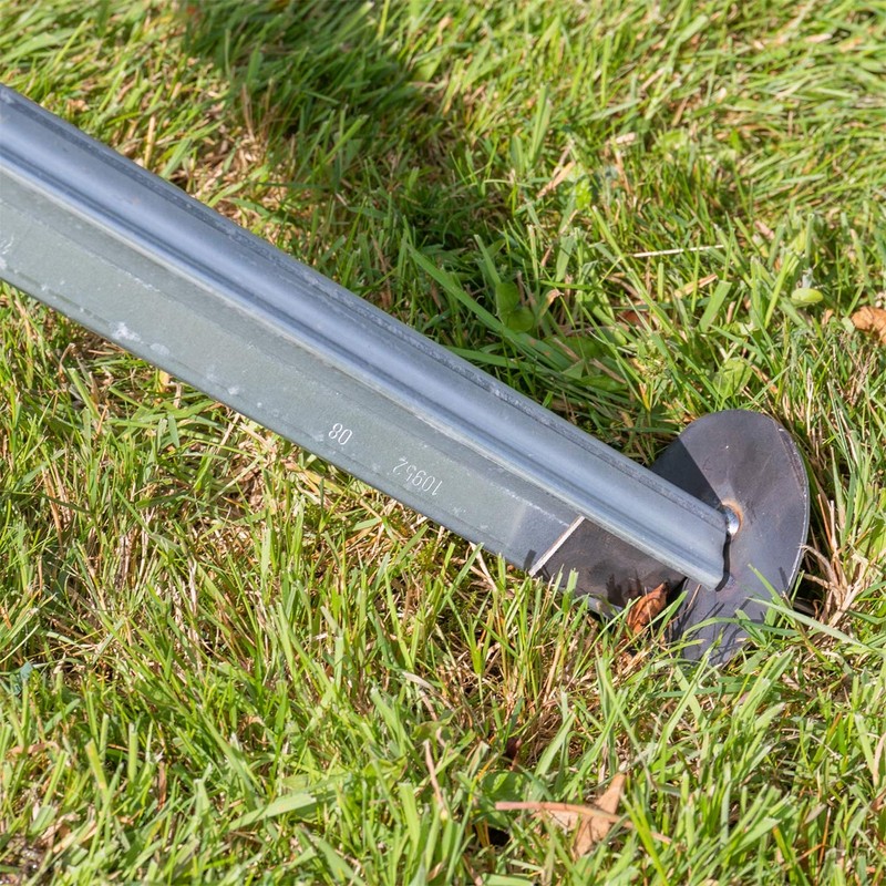 VOSS.farming Ground plate for Z-profile fence posts, bracing of wild