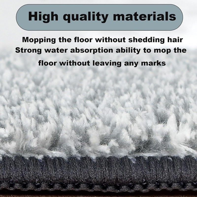 4 Pcs Microfibre Mop Pads, Speed Mop Refills, Reusable Mop