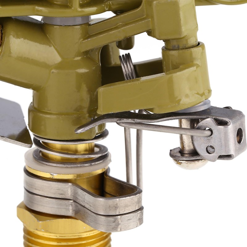 360 Degree Rotating Irrigation Sprinkler Head, Garden Sprinkler Head, Zinc