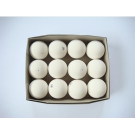 Akabane F-2775 Tennis Balls, Soft White, Practice Balls, 12 Balls (1 Dozen), Soft Tennis Balls, Practice Balls, Two-Tone