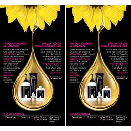 Garnier Olia Ammonia-Free Brilliant Color Oil-Rich Permanent Hair Color, 5.0 Medium Brown (Pack of 2) Black Hair Dye