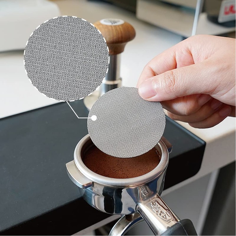 watchget 51/53/58.5mm Espresso Pack Screen 1.7mm Thickness 150μm Reusable Filter