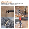 50Pcs Wafer Head Self Tapping Screws,M4.2x38mm Self Drilling Screws for