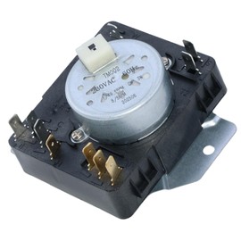 W11566735 Dryer Timer Assembly, Replaces W11685947 – for Whirlpool Electric Dryers 220 VAC 60 Hz | Dual-Speed 1/49.5 & 8/5 RPM | 3-Wire Easy Install | AP7215858 PS17216594
