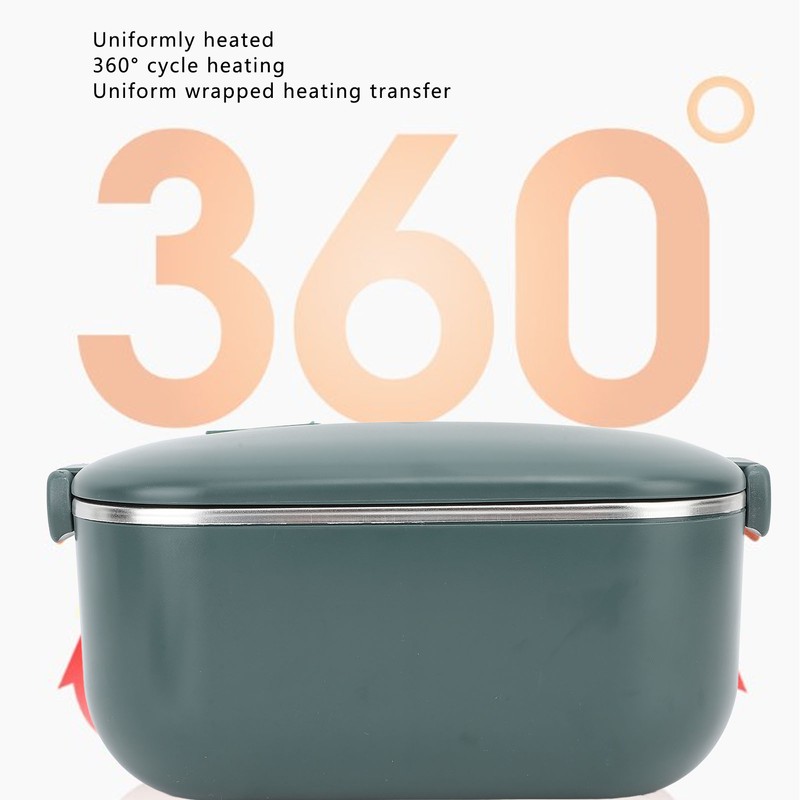 Electric Lunch Box 48W 1L Capacity Efficient Even Heating Washable