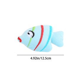 Cat Catnip Toy Fish Shape Kitten Chew Toy Bite Resistant Cat Interactive Toy for Cats Playing and Chewing