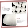 VILLFUL Foam Balls for DIY Crafts 30pcs Semicircular Xps Foam