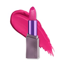 URBAN DECAY Vice Hydrating Lipstick (Hollyweird - Bright Pink - Cream Finish), Creamy Formula, Moisturizing Lip Color with Aloe Vera & Avocado Oil, Vegan, Cruelty-free - 0.11 oz