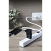 FUSSION ACUSTIC Barra Multicontacto 6 Entradas, con Switch y Cable