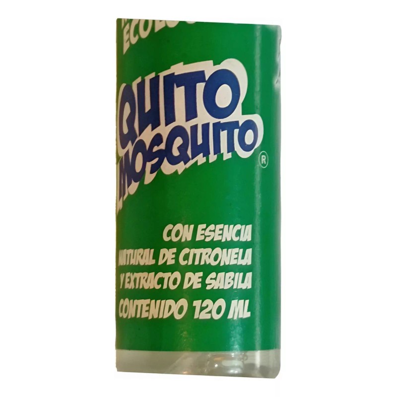 Quita mosco Repelente Ecológico Para Mosquitos 120 Ml, Con Extractos