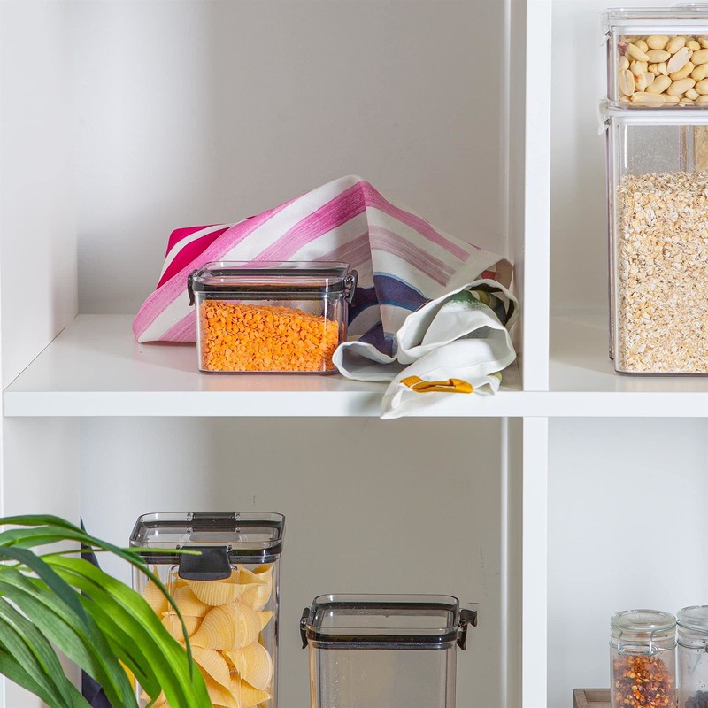 Argon Tableware Food Storage Containers - 460ml - Black -