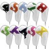 10PCS Iron Head Covers PU Leather Club Covers Waterproof Head