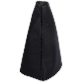 The Tuning-Shop Compatible with Gear Gaiter for Land Rover Freelander MK1 FL 2003-2006 Genuine Italian Leather, Black Stitch, Gear Shift Boot