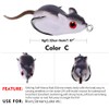 Cuoyuqie 5pcs Lifelike Rat Lure Mouse Sinking Fishing Lure Bass