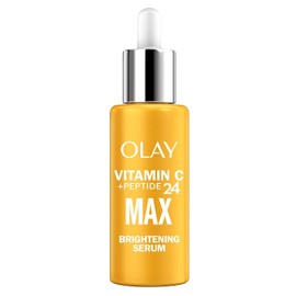 Olay Vitamin C Max - Suero facial iluminador, suero facial de vitamina C con péptidos, suero facial iluminador para resplandor, tono uniforme, suero facial antioxidante para piel brillante, 1.3 onzas líquidas