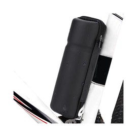 Culnflun Bicycle Frame Bag, 22 X 8.5 cm, Waterproof Lightweight Abrasion-Resistant Tough Unbreakable Hard-Shell Material, Can Be Used as a Portable Repair Kit, Water Bottle Bag (Large Pure Black)